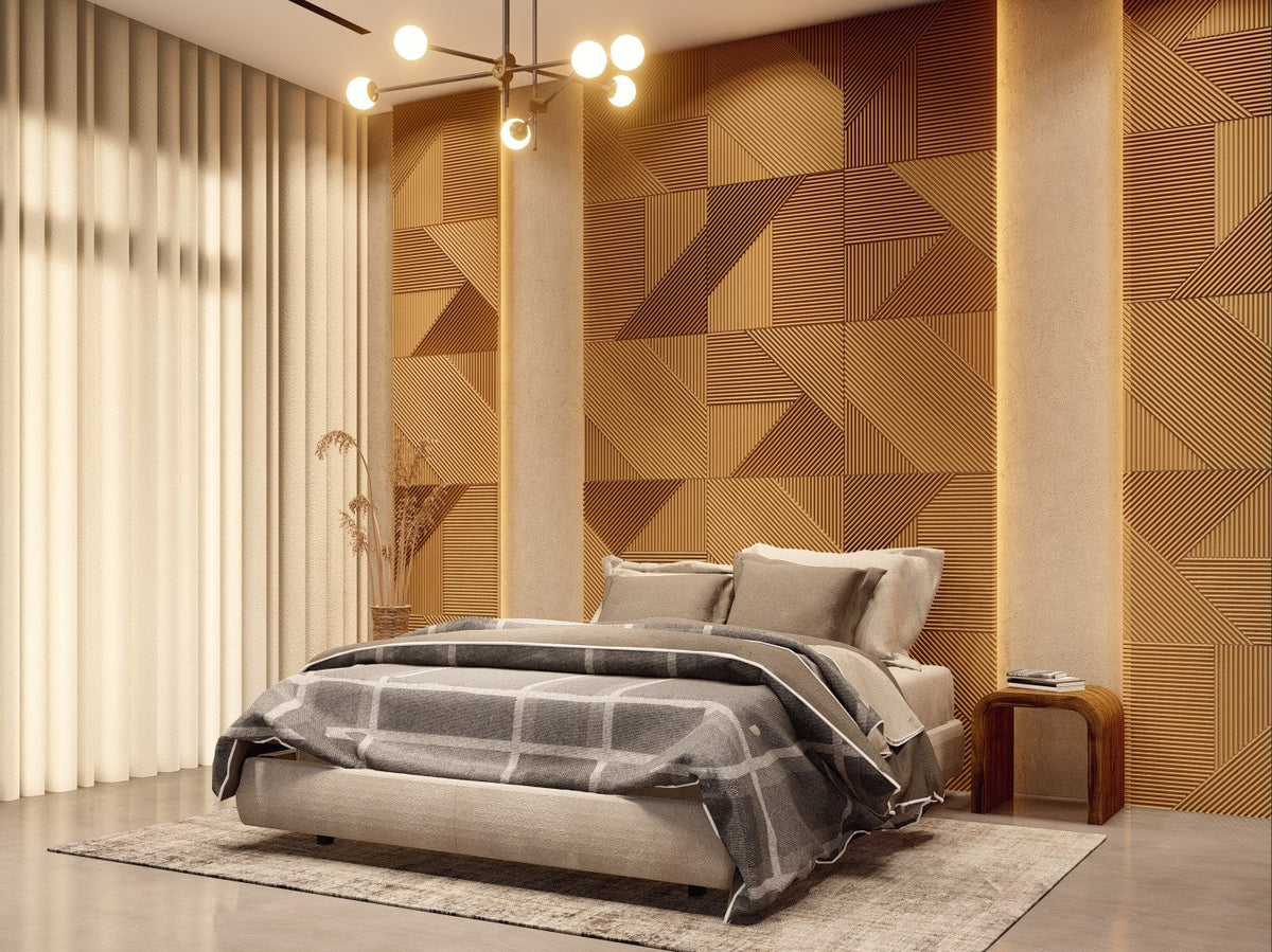 Royal Slat Solid Wood Puzzle Panel
