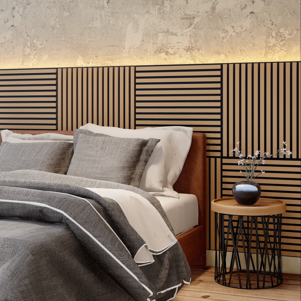 Royal Slat 2x2 Acoustic Slat Panels - White Oak