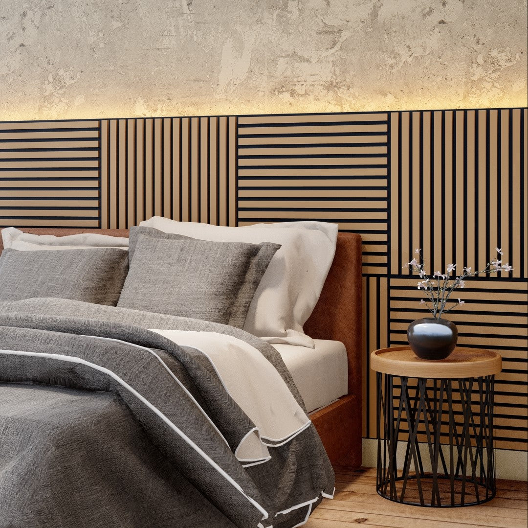Royal Slat 2x2 Acoustic Slat Panels - White Oak
