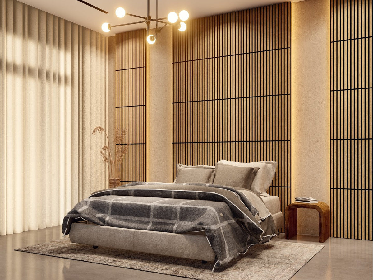 Royal Slat 2x2 Acoustic Slat Panels - White Oak