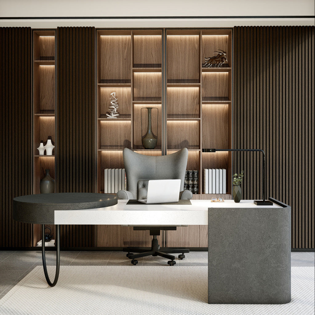 Royal Slat Acoustic Slat Panels - Black Walnut