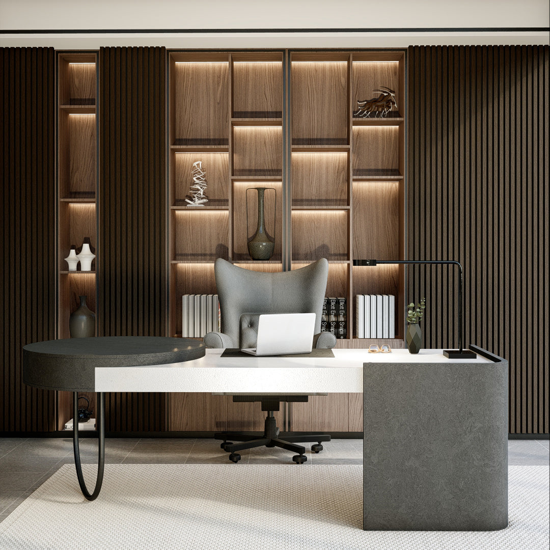 Royal Slat Acoustic Slat Panels - Black Walnut