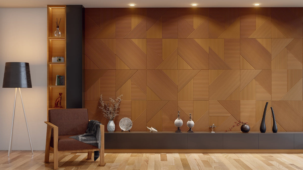 Royal Slat Solid Wood Puzzle Panel