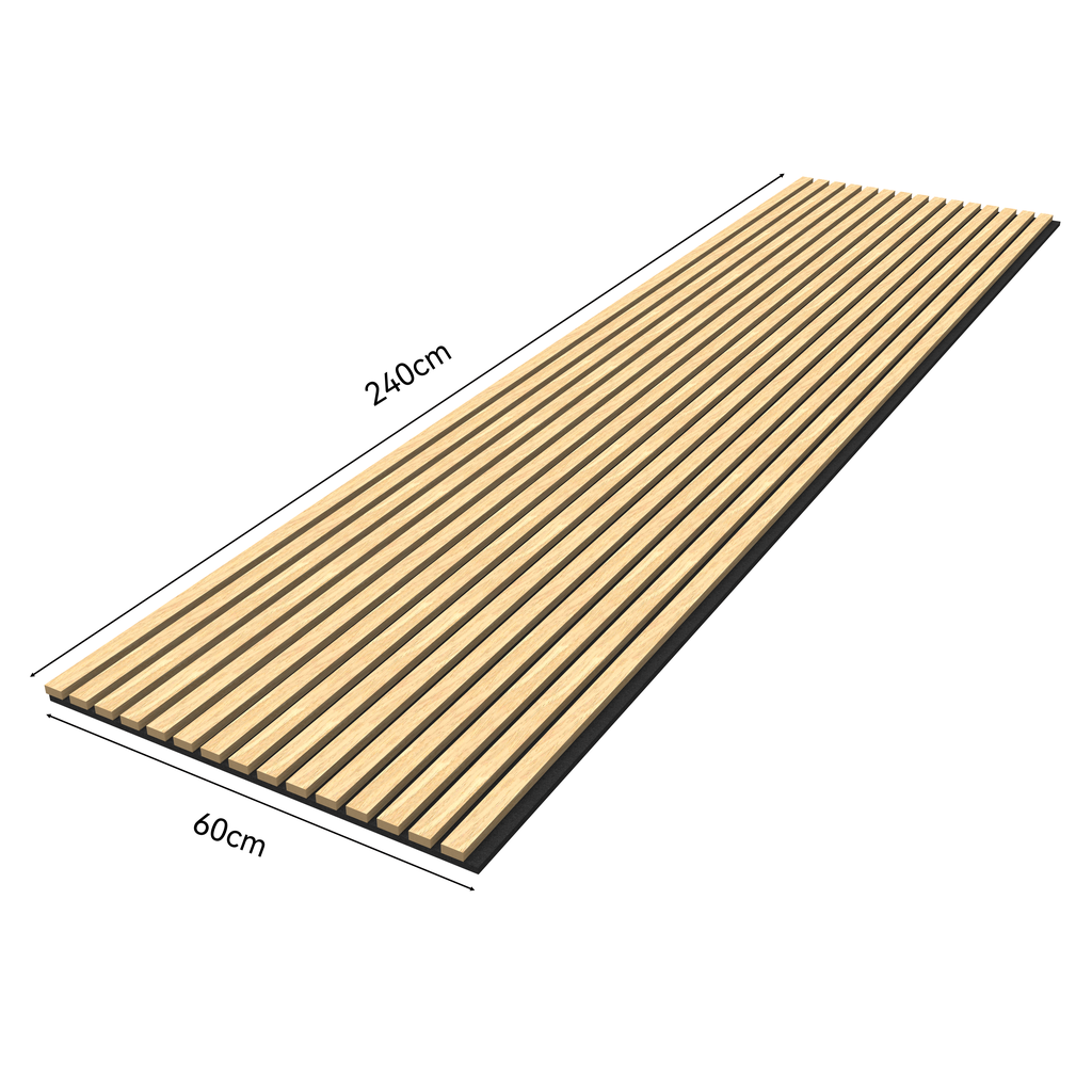 Royal Slat Acoustic Slat Panels - White Oak