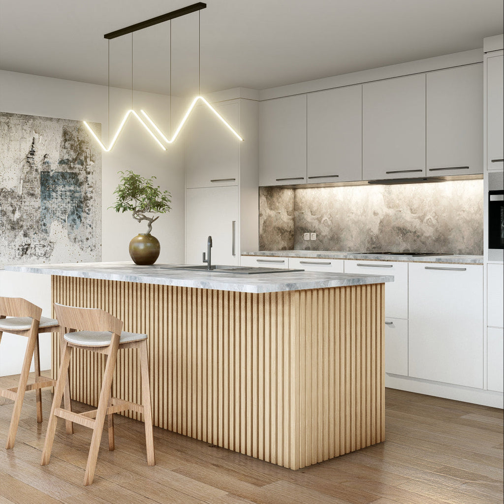 Royal Slat Acoustic Slat Panels - White Oak