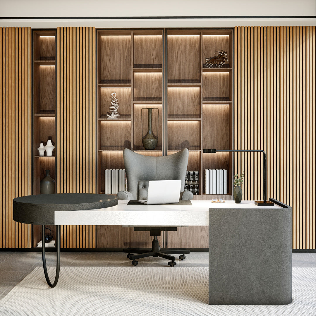 Royal Slat Acoustic Slat Panels - White Oak
