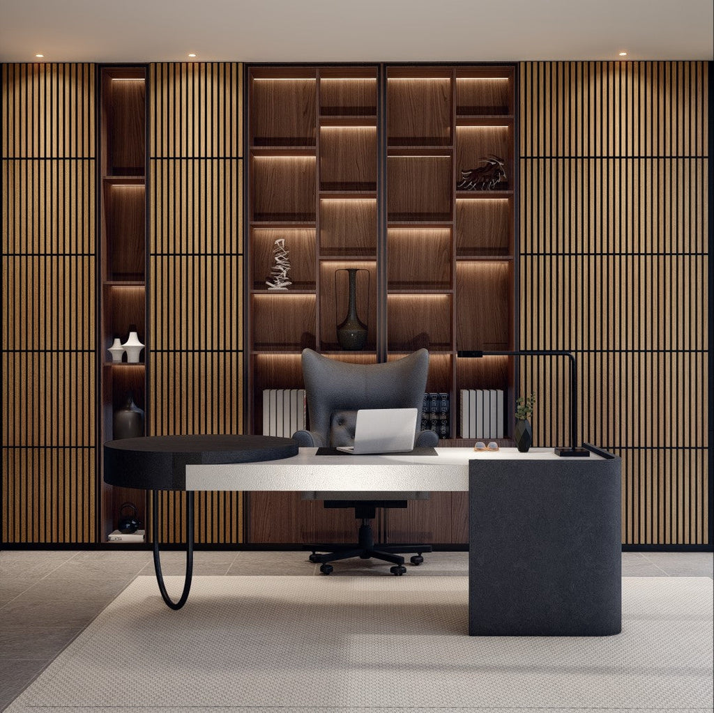 Royal Slat 2x2 Acoustic Slat Panels - White Oak