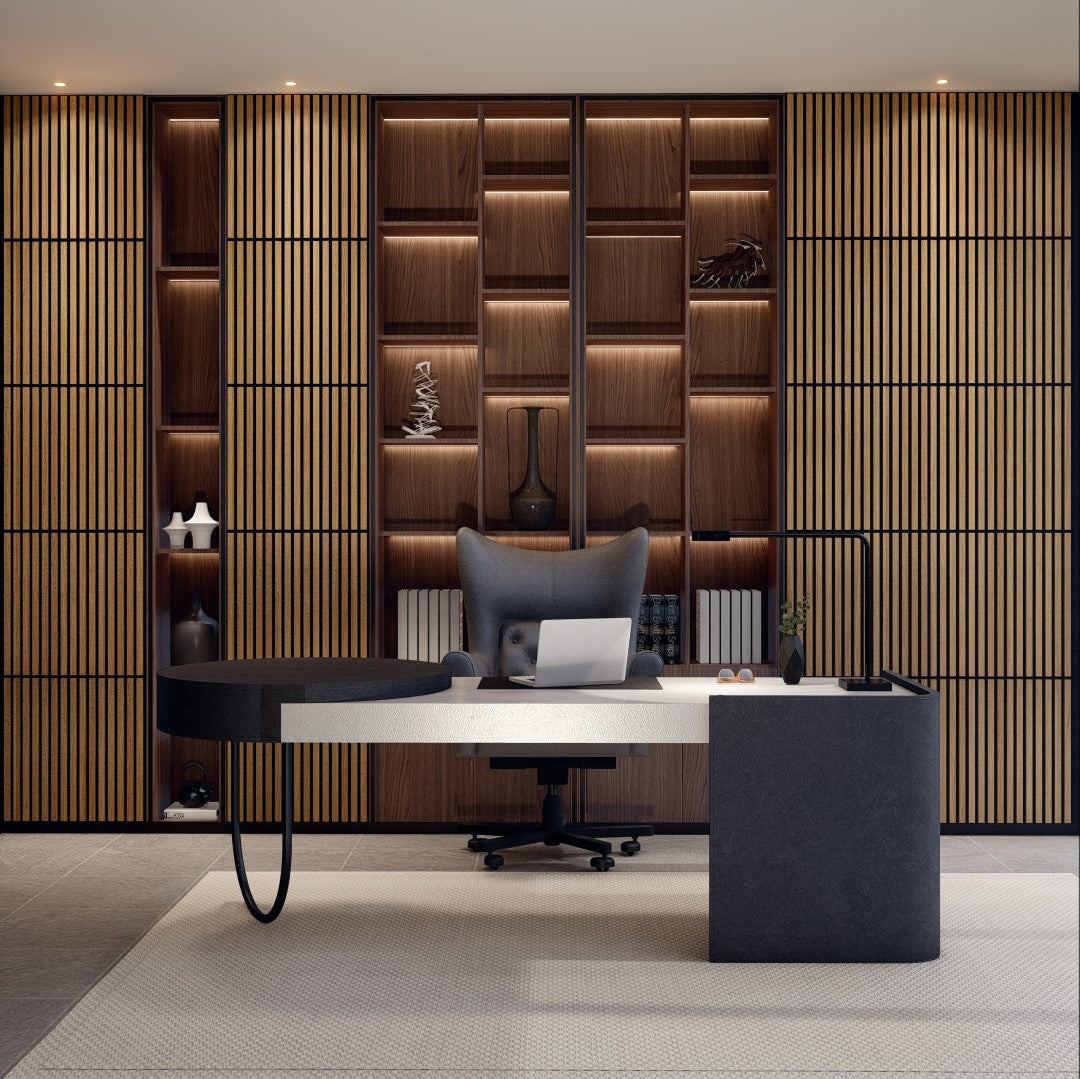 Royal Slat 2x2 Acoustic Slat Panels - White Oak
