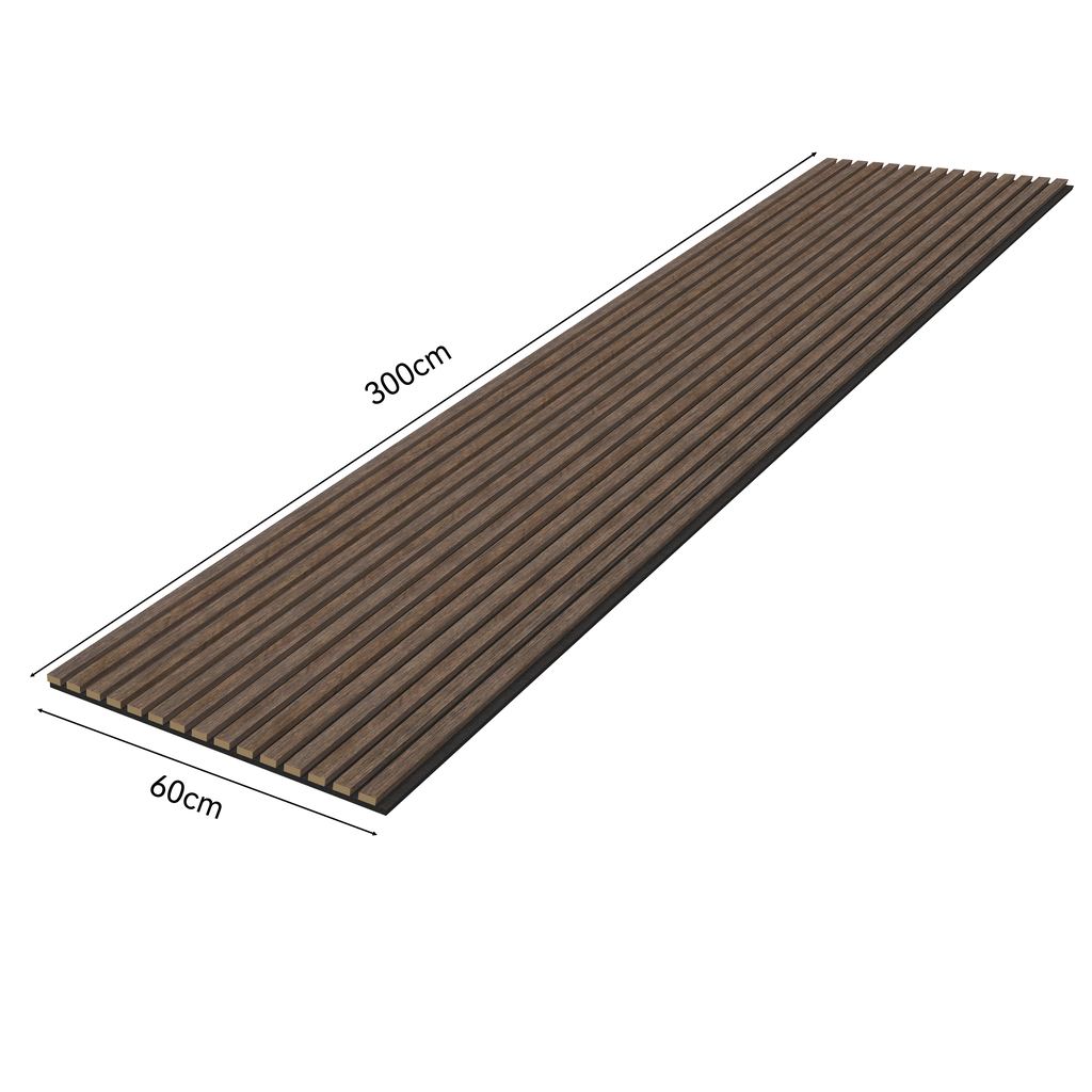 Royal Slat Acoustic Slat Panels - Walnut