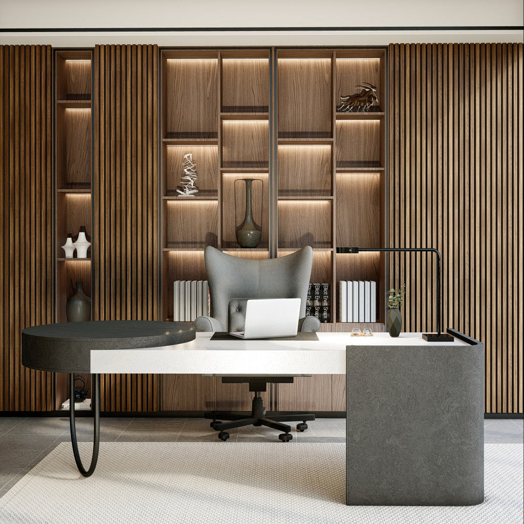 Royal Slat Acoustic Slat Panels - Walnut