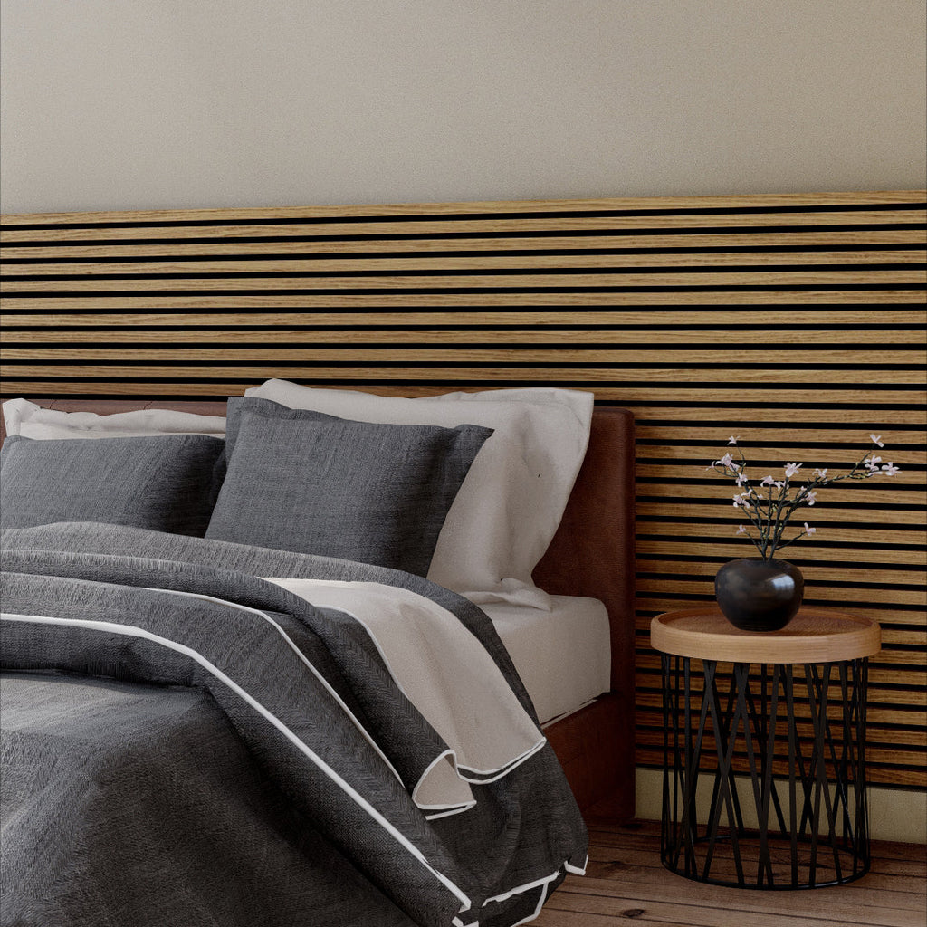 Royal Slat Acoustic Slat Panels - White Oak