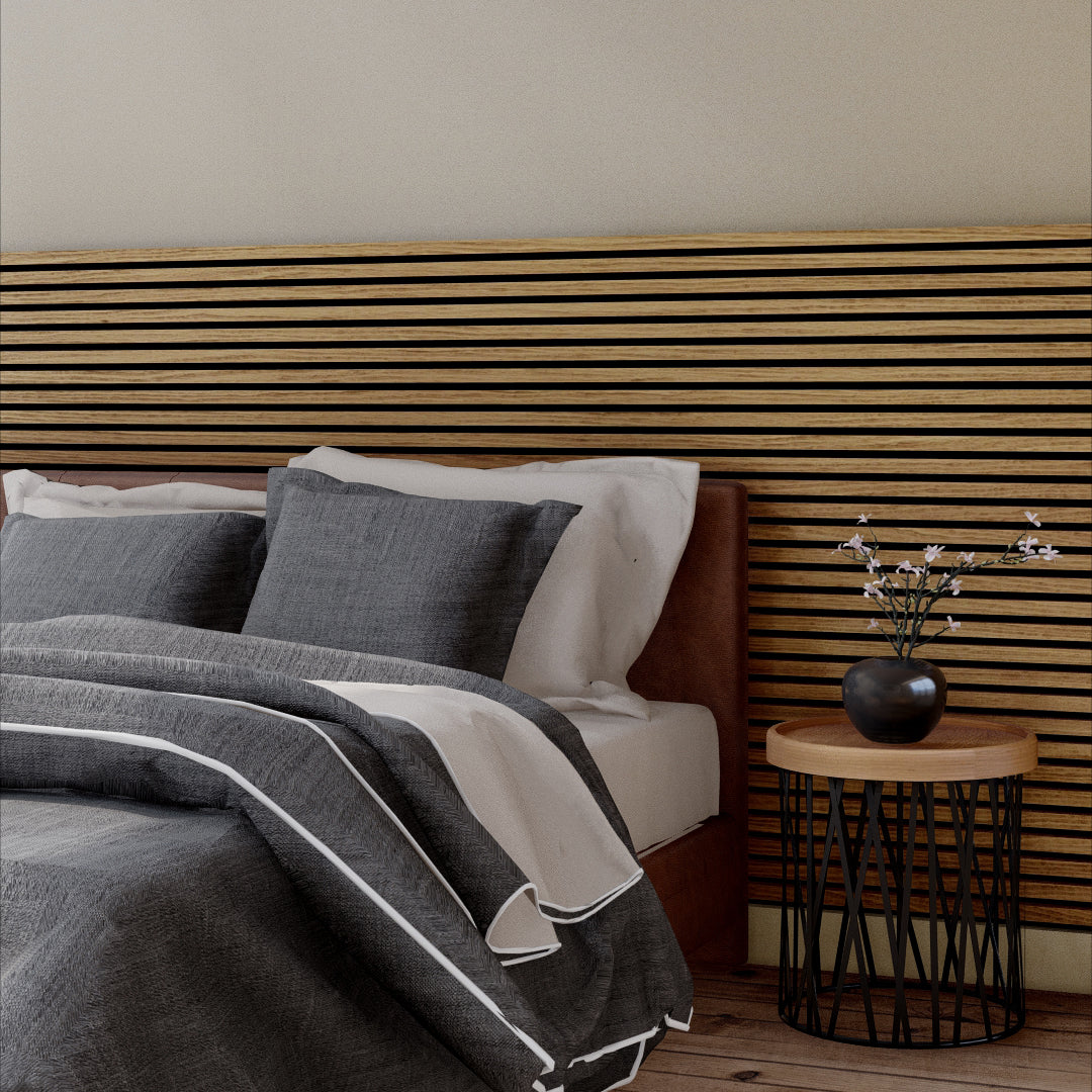 Royal Slat Acoustic Slat Panels - White Oak