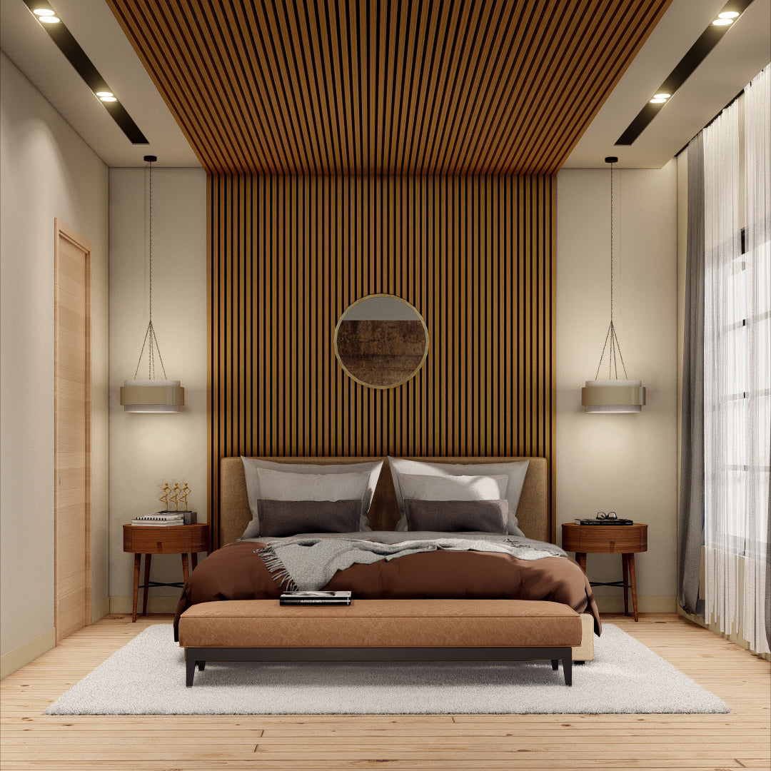 Royal Slat Acoustic Slat Panels - Teak