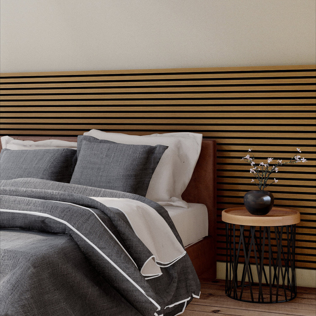 Royal Slat Acoustic Slat Panels - Teak