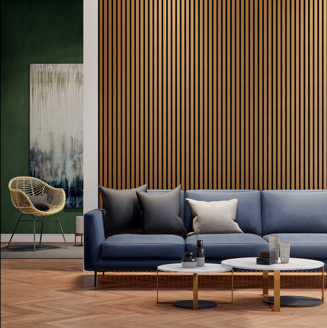Royal Slat Acoustic Slat Panels - Teak