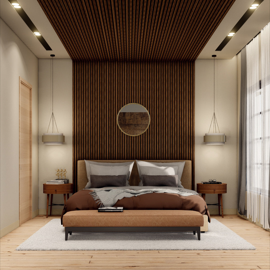 Royal Slat Acoustic Slat Panels - Walnut