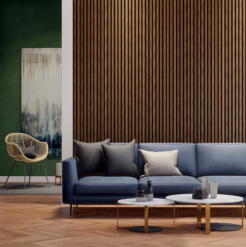 Royal Slat Acoustic Slat Panels - Walnut